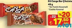 ETİ CANGA BAR ÇİKOLATA 45 G fiyat ve kampanya bilgisi
